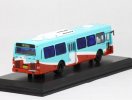 Blue-Red 1:76 Scale Die-Cast NO.946 FLXIBLE City Bus Model