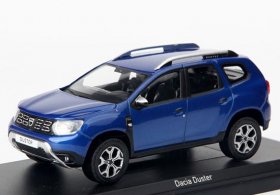 Blue 1:43 Scale NOREV Diecast 2020 Dacia Duster SUV Model