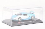 1:43 Scale Blue-White Diecast 2005 Bugatti Veyron 16.4 Model