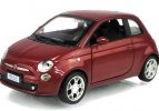 Kids Wine Red / Blue / Orange / Yellow Diecast FIAT 500C Toy