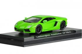 1:64 Green / White Diecast Lamborghini Aventador LP700-4 Model