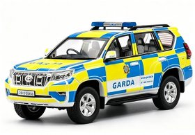 Yellow-Blue 1:43 Police Diecast Toyota Land Cruiser Prado Model