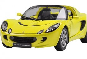 Red / Yellow 1:24 Scale Welly Diecast 2003 Lotus Elise Model