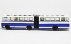 Blue 1:76 Scale NO. 83 ShangHai SK661F Diecast Bus Model