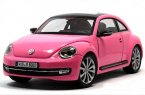 Blue /Red /Yellow /White /Pink 1:24 Diecast VW New Beetle Model