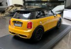 1:18 Blue / Yellow NOREV Diecast 2015 Mini Cooper S Car Model