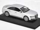 Silver 1:43 Scale Diecast Audi A8 Model