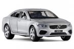 Kids Silver /White /Black 1:32 Scale Diecast Volvo S90 Car Toy