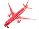 Kids Red / White / Green Die-cast Boeing 777 Passenger Plane Toy