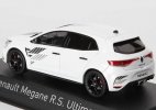 White NOREV 1:43 Diecast 2023 Renault Megane R.S. Ultime Model