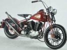 Handmade Wine Red Medium Scale Tinplate Harley Davidson Model