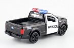 Police 1:36 Black Kids Diecast Ford F-150 Pickup Truck Toy