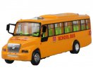 Kids 1:50 Scale Yellow Plastics Inertia School Bus Toy