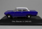 Blue 1:43 IXO Diecast Opel Rekord A 1963-65 Car Model