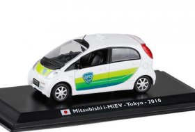 1:43 Scale Diecast 2010 Mitsubishi MiEV Tokyo Taxi Toy