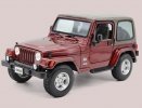 1:18 White /Wine Red /Black Diecast Jeep Wrangler Sahara Model