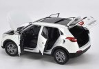 White / Orange 1:18 Scale Diecast Hyundai IX25 Model