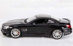 Black 1:24 Scale Bburago Diecast Mercedes-Benz SL 65 AMG Model