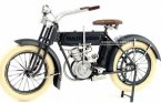 1:6 Tinplate Black Retro 1909 Harley Davidson V-Twin Model