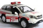 1:32 Scale Fire Dept White / Red Diecast Honda CR-V Toy