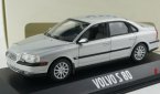 1:43 Scale Silver / Light Blue Diecast Volvo S80 Model