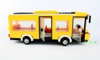 DIY ABS Made Kids Yellow Educational School Bus Toy