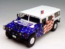 Blue 1:18 Scale EXOTO Diecast Hummer H1 Model