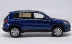 1:18 Scale Blue / Black / White Diecast 2010 VW Tiguan Model