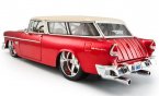 Red / Black 1:18 Scale Maisto Diecast 1955 Chevrolet Nomad Mode