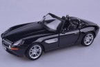 Black / Red 1:24 Scale Maisto Diecast BMW Z8 Model