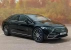 Black / Deep Blue 1:18 Diecast 2022 Mercedes-Benz EQS V297 Model
