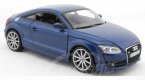 Blue / Silver 1:18 Motormax Diecast 2007 Audi TT Coupe Model