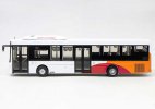 1:110 White Diecast Scania K230UB Airport Shuttle Bus Model