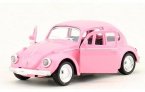 1:32 Scale Kids Pink / Blue / Red Diecast VW Beetle Toy