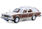 1:24 White /Red MotorMax 1979 Diecast Chrysler LeBaron Model