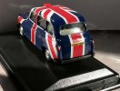 Blue 1:76 Scale Oxford London Taxi Diecast Austin Car Model