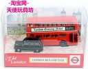 1:76 Oxford Die-Cast London Double Decker Bus And Taxi Gift Set