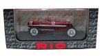 Wine Red 1:43 Scale RIO Diecast Vintage Alfa Romeo P3 Model