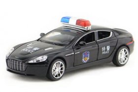 1:32 Scale Black Kids Police Diecast Aston Martin DB9 Toy