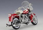 1:18 Scale Red Diecast Harley Davidson 1962 FLH DUO GLIDE