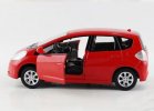 1:36 Scale Blue / Red / Yellow / Green Diecast Honda Fit Toy
