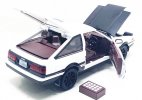 1:20 Scale Black-White Kids Diecast Toyota AE86 Car Toy