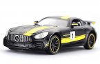 Black 1:32 Scale Kids Diecast Mercedes Benz AMG GT Car Toy