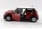 1:36 Scale Yellow /Blue /Green /Wine Red Diecast Mini Cooper S