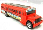 Kids Red Plastics Angry Birds Theme Electric School Bus Toy