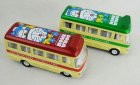 Mini Scale Diecast Red / Green Doaemon Singledecker City Bus Toy