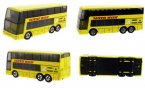 Yellow Kids 1:156 Scale Die-cast Double Decker HATO Bus Toy