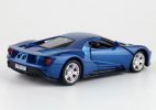 Blue / Gray 1:36 Scale Kids Diecast Ford GT Car Toy