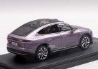 1:43 Scale Purple / Golden Diecast 2023 NIO EC6 SUV Model