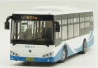 1:43 Scale White-Blue Diecast Sunlong SLK6109 City Bus Model